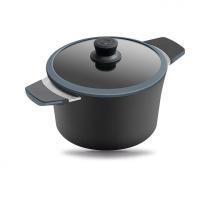 30250g Кастрюля 2,5л литой алюминий, Squality, цвет серый 