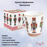 EL-R1101/NUTC Кружка 275мл, Easy Life, декор "Щелкунчик", в подарочной упаковке