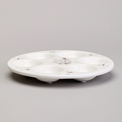 358-2292 Блюдо на 6 яиц LEFARD "FUNNY HENS" 18*18*2,5см
