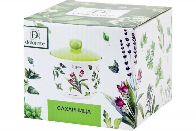 L2520939 Сахарница 11,5*10,5см 0,45л Dolomite, серия "Душистые травы"