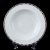 Набор 6 глубоких тарелок 22 см Thun Опал, декор "Платиновые пластинки" отводка платина Набор 6 глубоких тарелок 22 см Thun Опал, декор "Платиновые пластинки" отводка платина