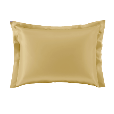 Наволочка с ушками 50*70см SilvaSilk 4067 Gold цвет горчичный