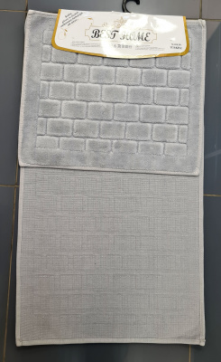 Набор ковриков для ванной из 2 предметов, 60*100/50*60см, Karven, OSMANLI, цвет серый