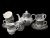 93-0404 Чайный сервиз на 4 персоны 11 предметов, Claytan, декор ROME GREY