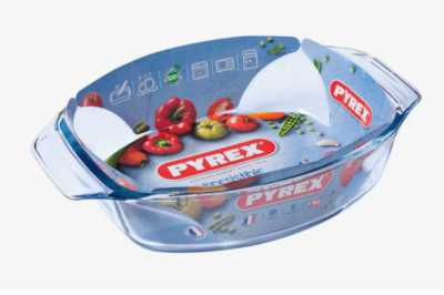 410B000/7044 Форма стеклянная 30*21см для запекания, PYREX, серия IRRESISTIBLE  
