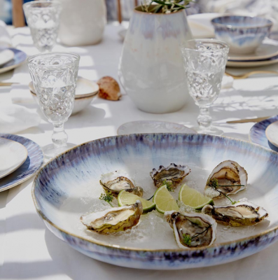 Тарелка 28см COSTA NOVA, серия RIA BLUE  LNP281-00918V 