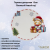 805093 Тарелка десертная 15см, GAEM, серия "Веселый Новый год"
