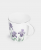 ANLAF-TNGS300625 Кружка 450 мл Ирисы, фарфор F, белая, с золотистым кантом,Giardino